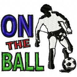 Football Embroidery Design 6 Football Embroidery Design 6